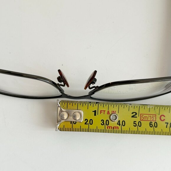 Boss Orange Eyeglasses Frame BO 0114 Metal Half Rim in Black unisex - Picture 8 of 12